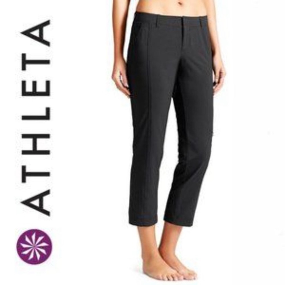 Athleta Black Palisade Stretch Ankle Pants